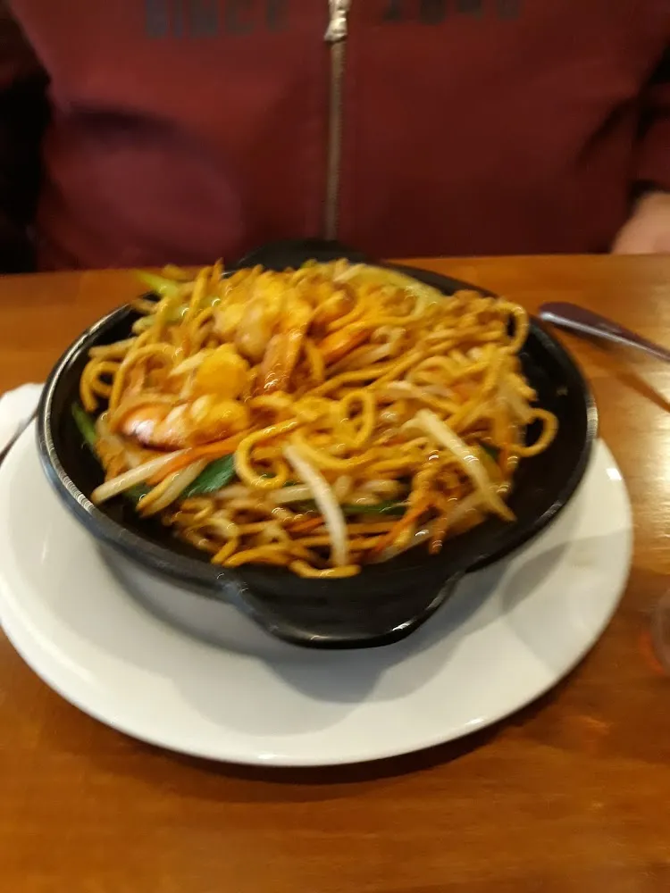 Nouilles Sautées Aux Crevettes